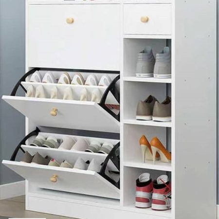 16 pair Shoes storage cabinet  Brielle 24x90x128cm