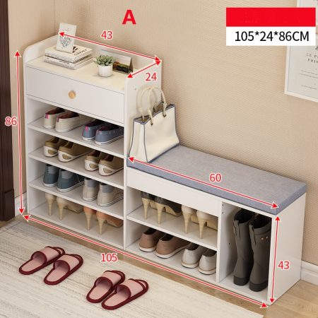 13 pair shoes storage cabinet Jade 105x24x86cm