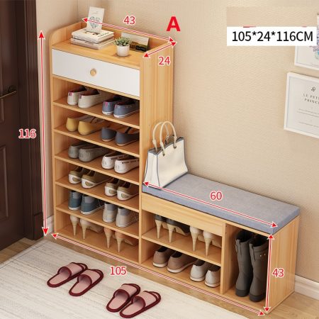 17 pair shoe storage cabinet Maria 105x24x106cm