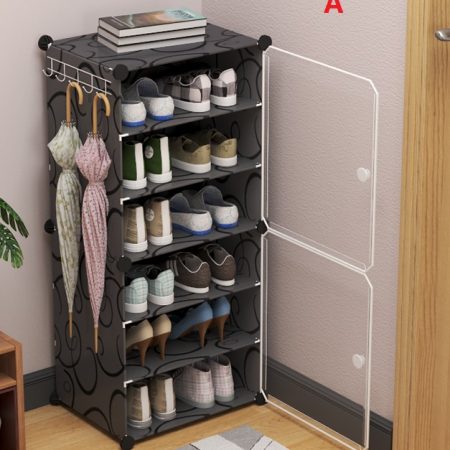 12 pair shoe storage cabinet Mackenzie 44x32x94cm?