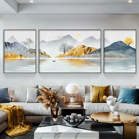 Wall painting canvas Khloe 3 piece