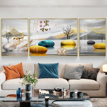 Wall painting canvas Amara 3 piece