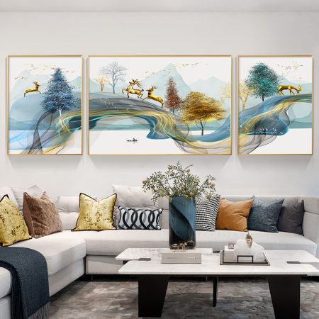 Wall painting canvas Andrea 3 piece