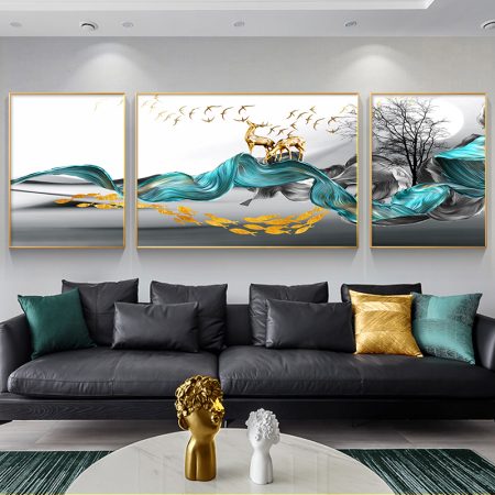 Wall painting canvas Parker 3 piece