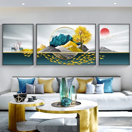 Wall painting canvas Elliana 3 piece
