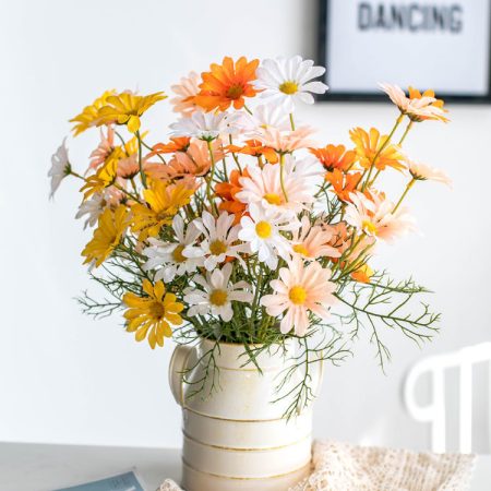 Faux flower Jane one bunch 5 flowers daisy